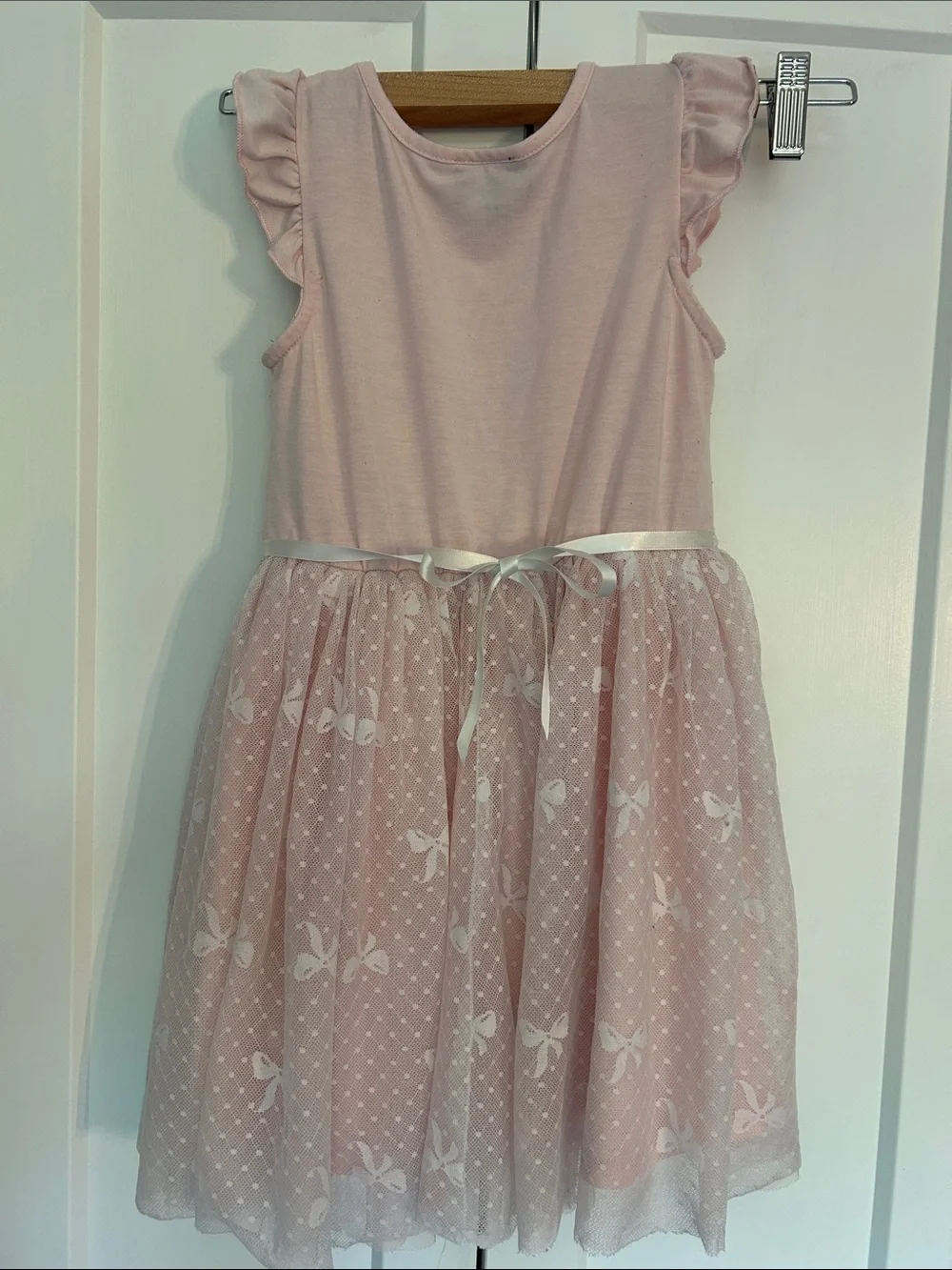 Girls Navy with Light Pink and White Stripes dress bundle